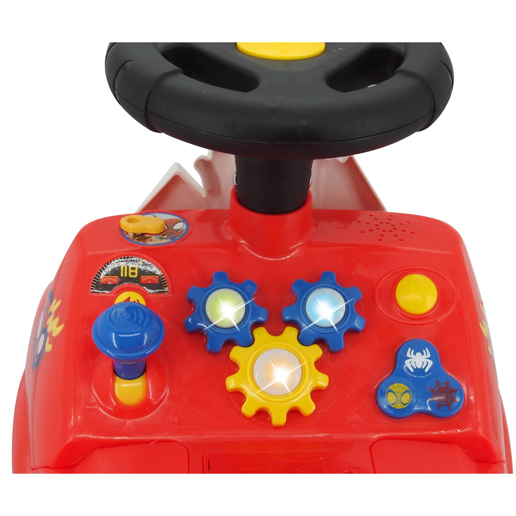 Kiddieland Marvel® Lights n' Sounds Spidey Adventure Ride-On